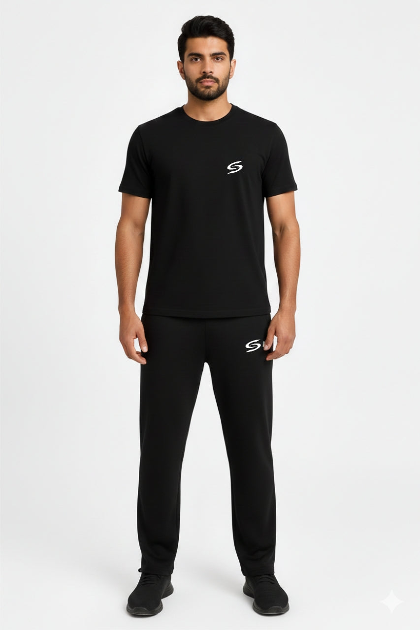 BS Man’s DryFit TrackSuit Full Black #168