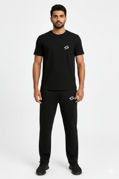 BS Man’s DryFit TrackSuit Full Black #168