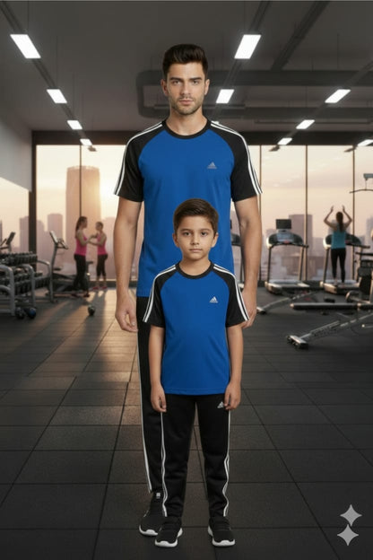 Like Father Like Son-Adi-Royal Navy/Black Combo#197