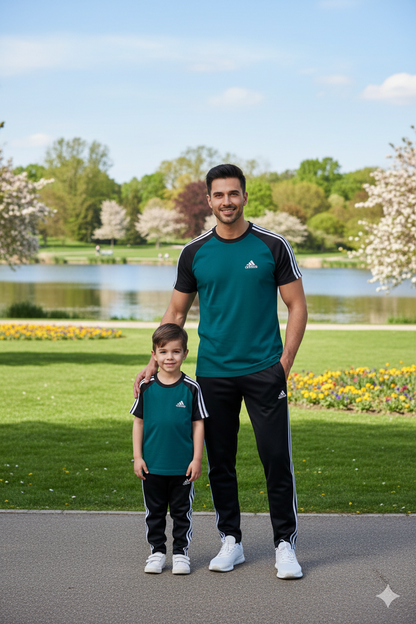 Like Father Like Son-Adi-Zinc/Black Combo#201