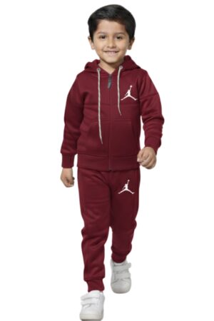 Winter Collection-Kid's Only- Maroon Premium Tracksuit.